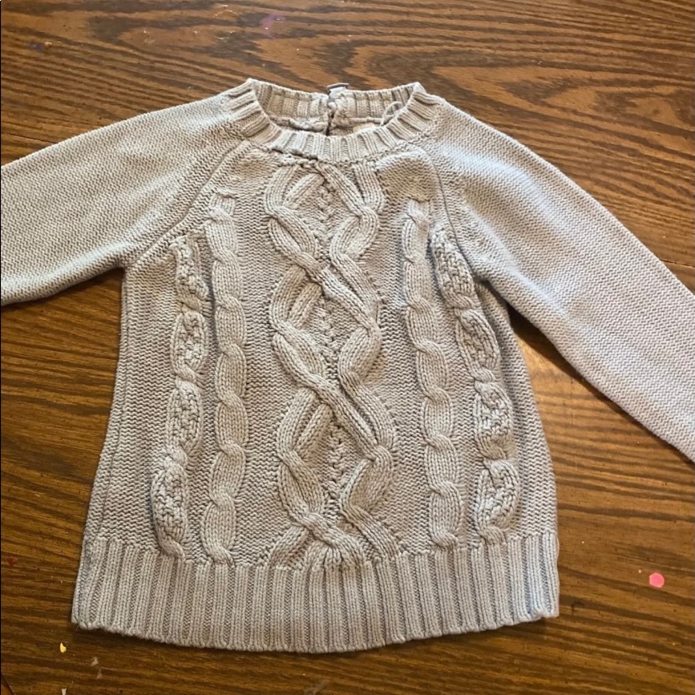 Girls grey sweater